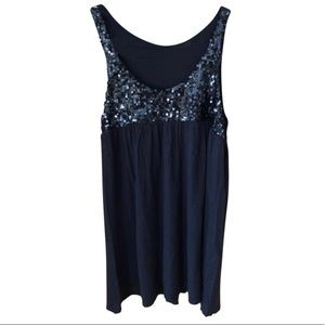Black sequin top perfect for New Years
